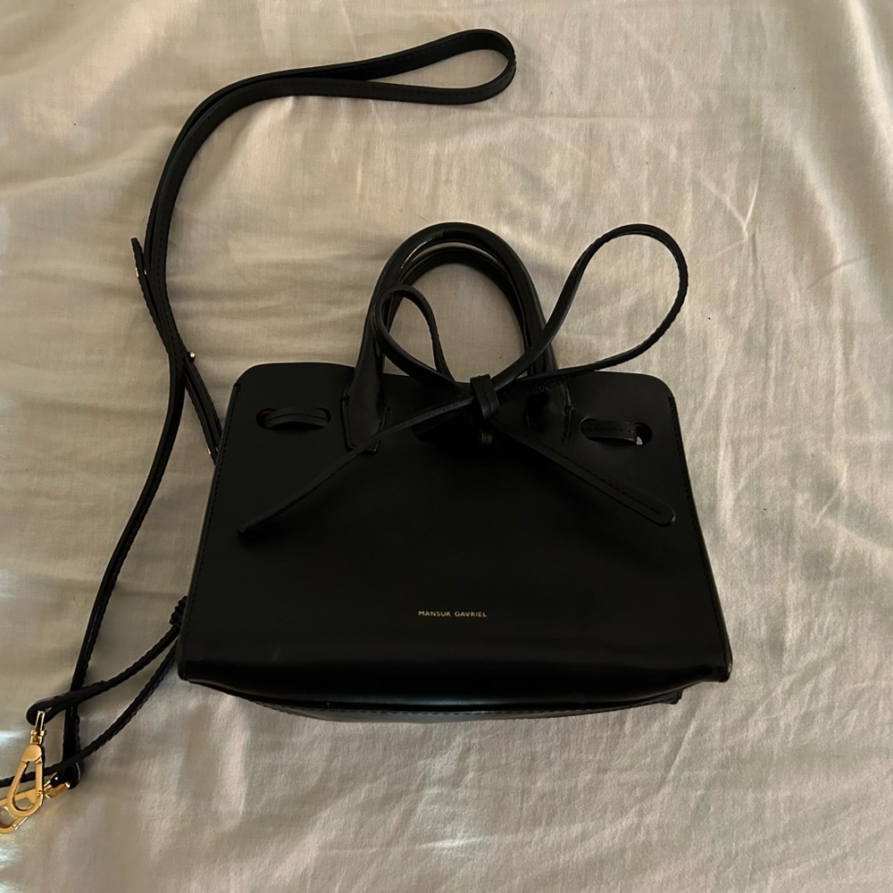 Mansur Gavriel mini mini sun leather bag